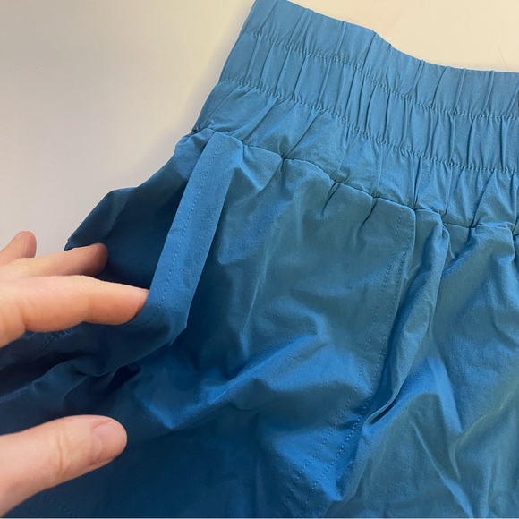 Women's High-Rise Woven Shorts- JoyLab Blue M - Picture 4 of 9